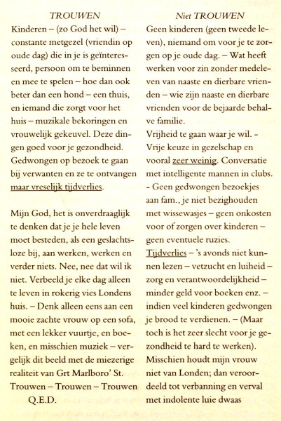 Huwelijkslijst van Darwin
