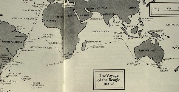 Tweede deel van de reis van de Beagle