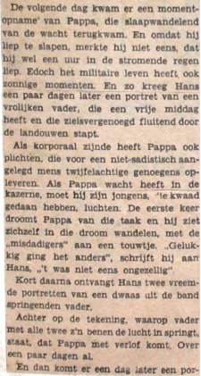 Artikel Pappa onder dienst 11