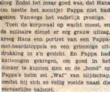 Artikel Pappa onder dienst 13