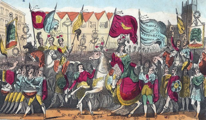 Intocht van Karel II in Londen