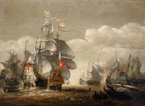 De slag bij Lowestoft