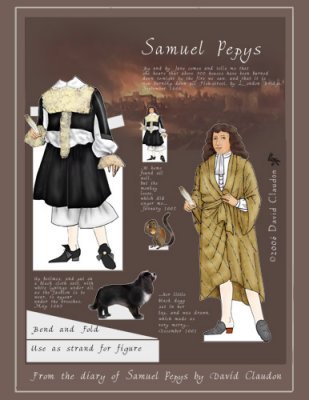 Pepys' kleding