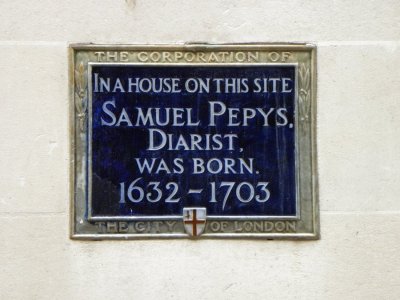 Plaquette op Salisbury Court
